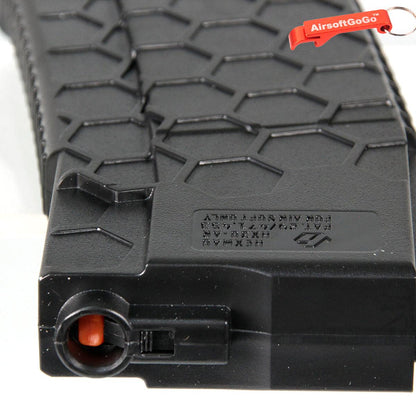 ECO 電動ガンM4用 Hexmag 120連マガジン (5本入り、ブラック)-AIRSOFT GOGO エアガン・サバゲー用品通販