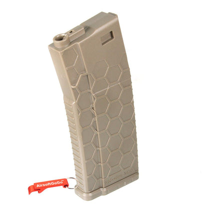 ECO 電動ガンM4用 Hexmag 120連マガジン (5本入り、ダークアース色)-AIRSOFT GOGO エアガン・サバゲー用品通販