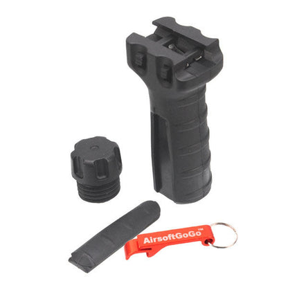 ELEMENT マルイレールハンドガード用QDフォアグリップ （スイッチポケット付き）-AIRSOFT GOGO エアガン・サバゲー用品通販