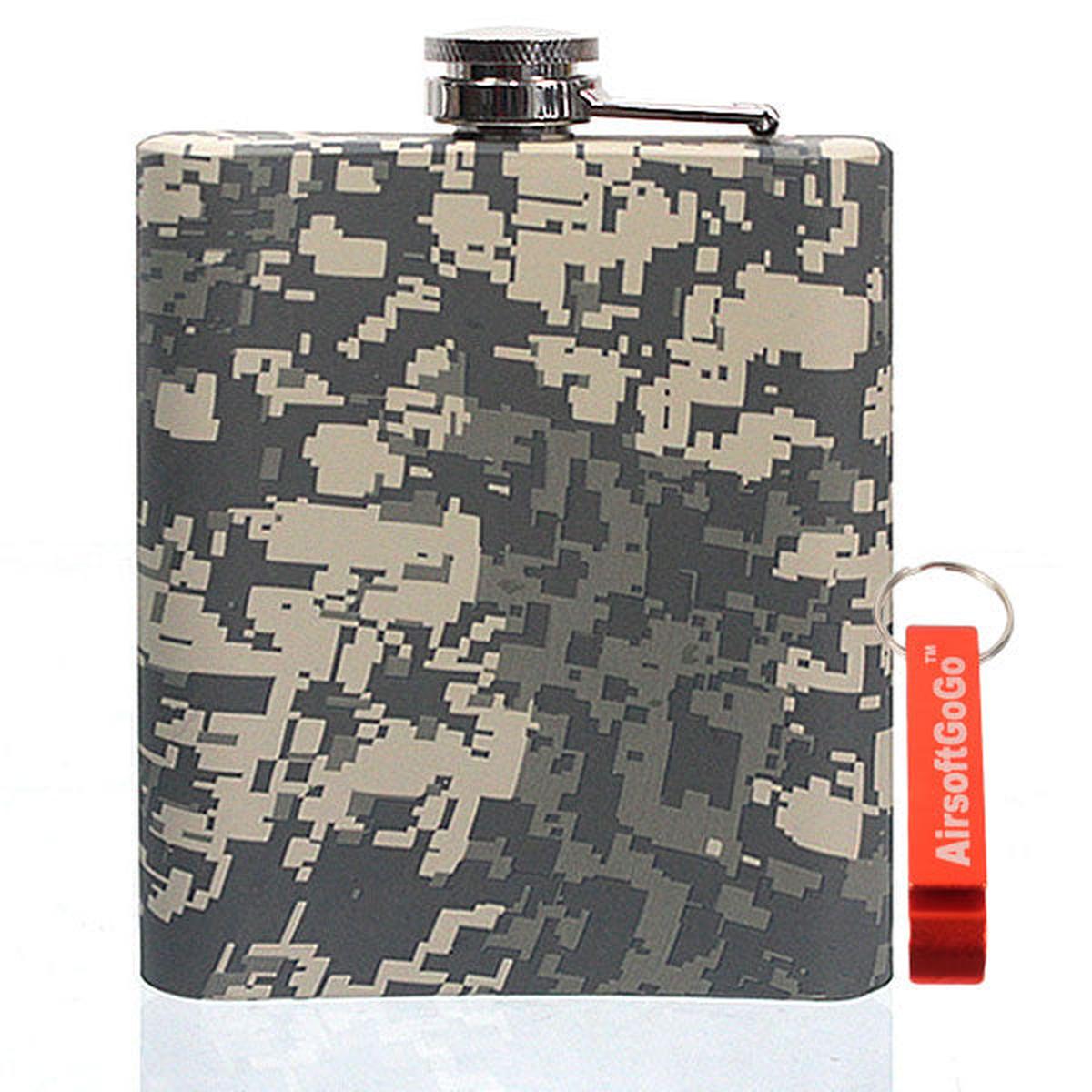 Element ステンレススチール製ヒップフラスク (ACU )-AIRSOFT GOGO エアガン・サバゲー用品通販