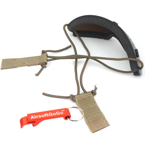 Regulator goggles (helmet lens) - brown