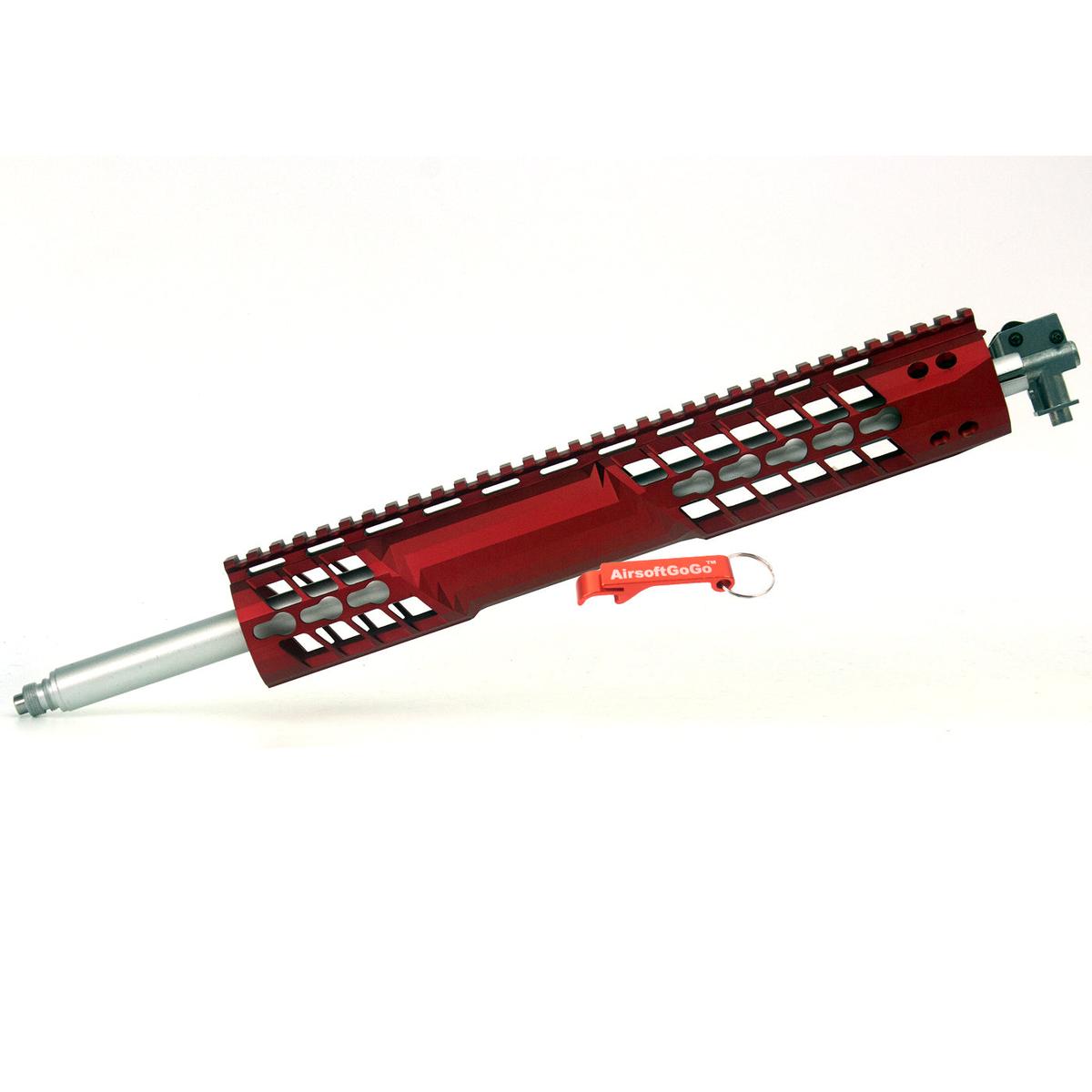 EMG (APS OEM) F1 FIREARMS M4キーモッドハンドガード & バレルセット (レッド)-AIRSOFT GOGO エアガン・サバゲー用品通販