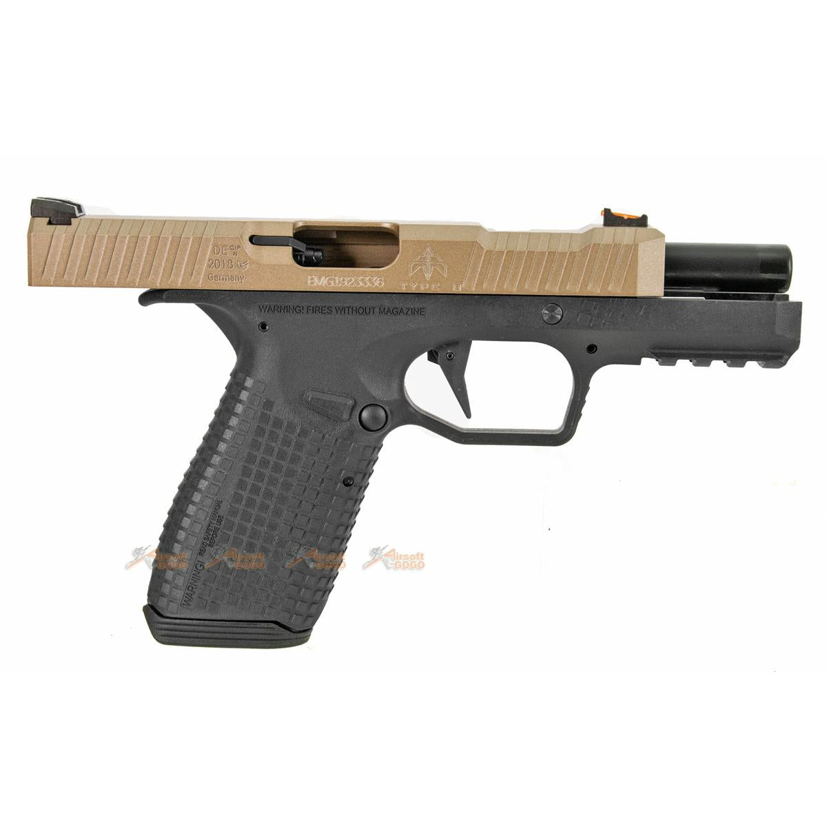 EMG / ARCHON AR タイプ B ガスブローバック GBB (ブラック ・ダークアース色)-AIRSOFT GOGO エアガン・サバゲー用品通販