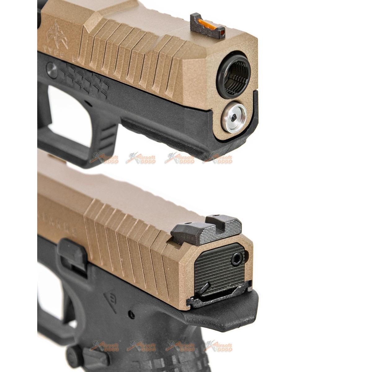 EMG / ARCHON AR タイプ B ガスブローバック GBB (ブラック ・ダークアース色)-AIRSOFT GOGO エアガン・サバゲー用品通販