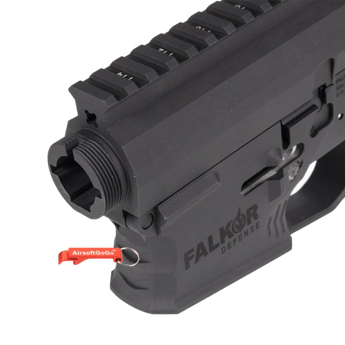 EMG FALKOR DEFENSE正規ライセンス APS電動ガンM4用 アルミボディ レシーバーフレーム (ブラックカラー)-AIRSOFT GOGO エアガン・サバゲー用品通販