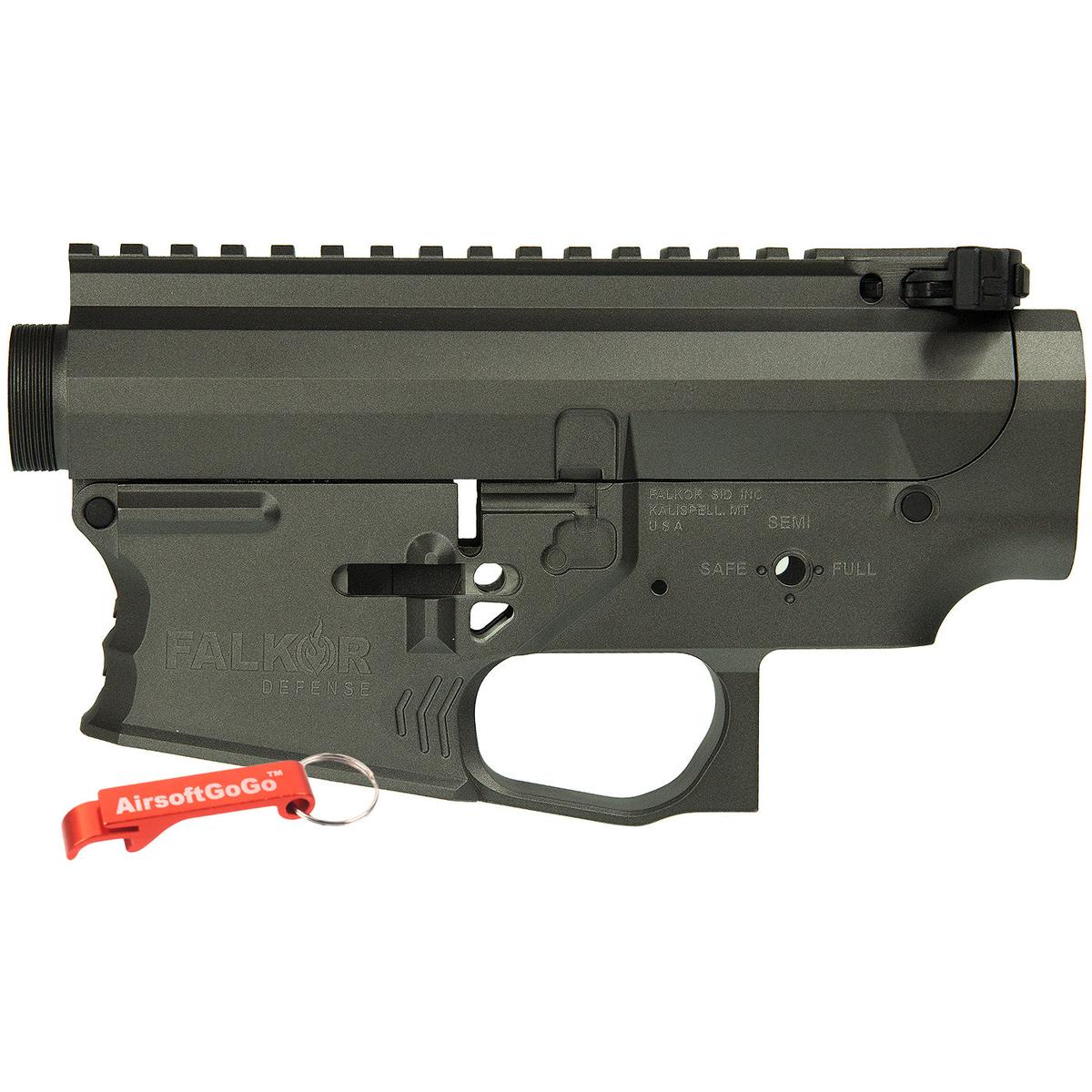 EMG FALKOR DEFENSE正規ライセンス APS電動ガンM4用 メタルボディ レシーバーフレーム (グレーカラー)-AIRSOFT GOGO エアガン・サバゲー用品通販