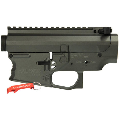 EMG FALKOR DEFENSE正規ライセンス APS電動ガンM4用 メタルボディ レシーバーフレーム (グレーカラー)-AIRSOFT GOGO エアガン・サバゲー用品通販