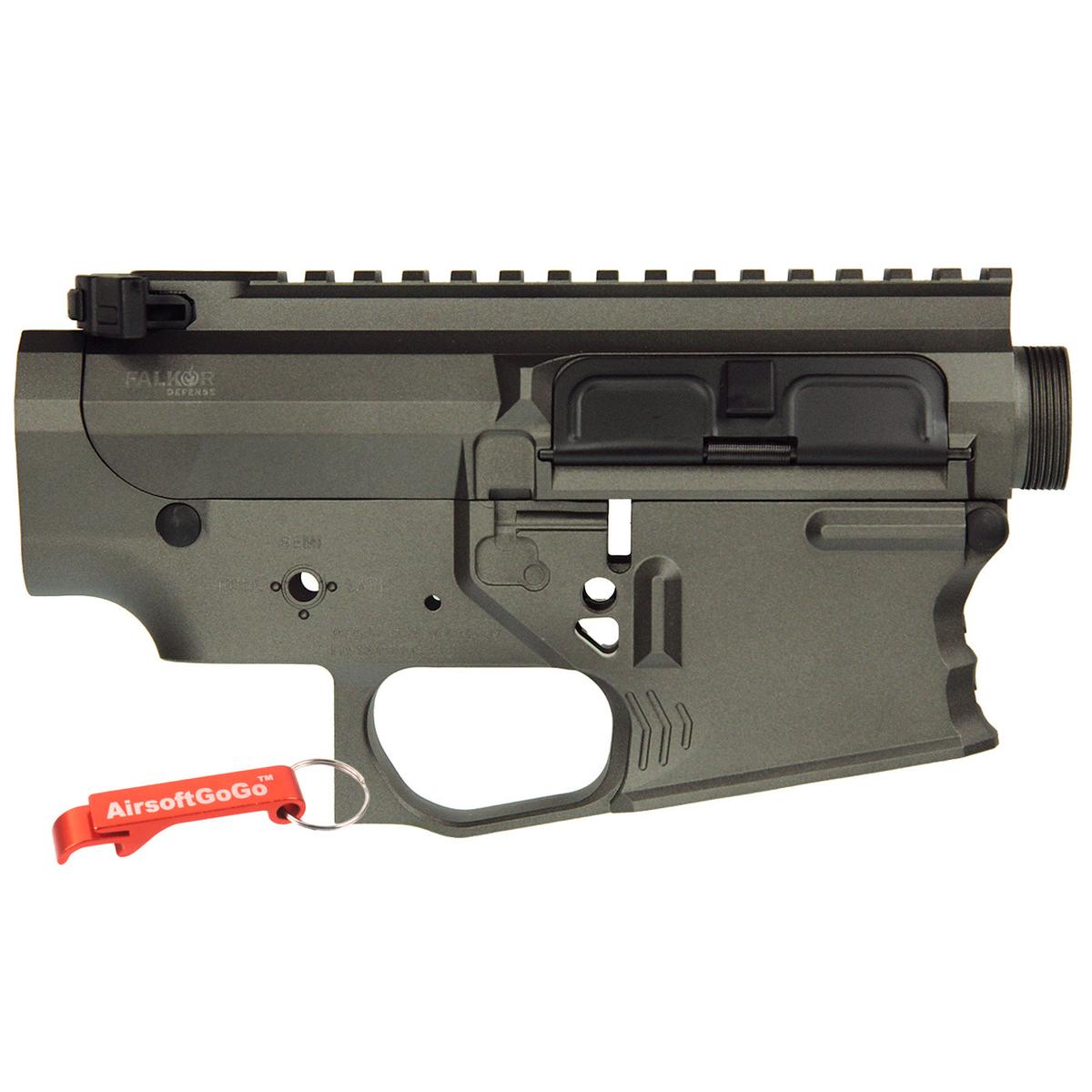 EMG FALKOR DEFENSE正規ライセンス APS電動ガンM4用 メタルボディ レシーバーフレーム (グレーカラー)-AIRSOFT GOGO エアガン・サバゲー用品通販