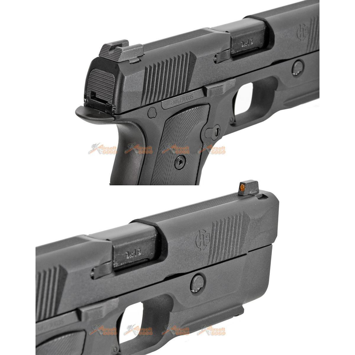 EMG Hudson H9 ガスブローバック GBB (ブラック)-AIRSOFT GOGO エアガン・サバゲー用品通販