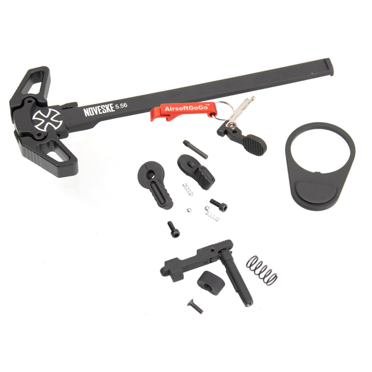 EMG Noveske / APS Phantom Extremis / APS ASR シリーズ用 EMG NOVESKE Gen.4 フレームセット (ブラック)-AIRSOFT GOGO エアガン・サバゲー用品通販
