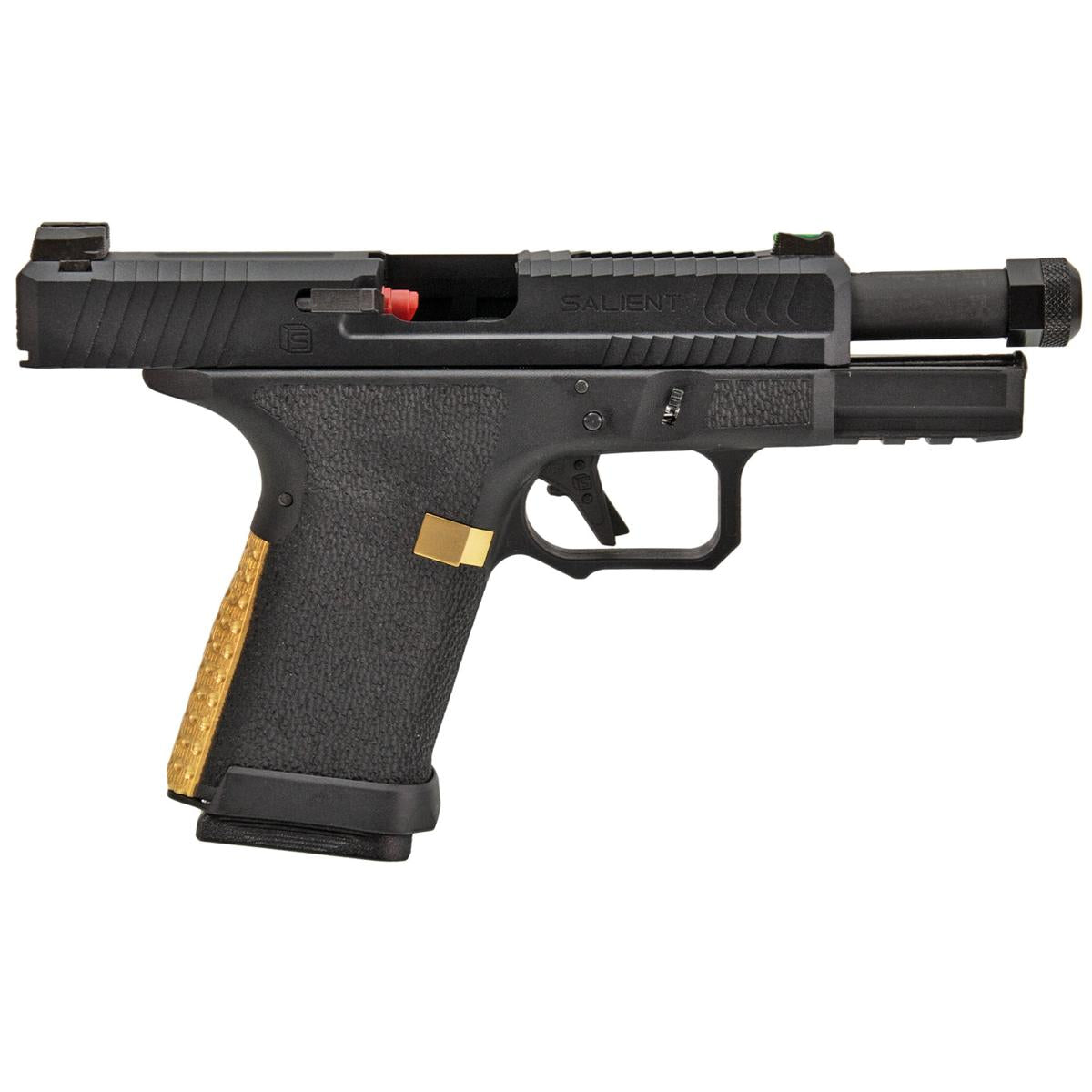 EMG SAI BLU コンバット グロックカスタム GBB ガスブローバック (タイプ: グリーンガス マガジン)-AIRSOFT GOGO エアガン・サバゲー用品通販