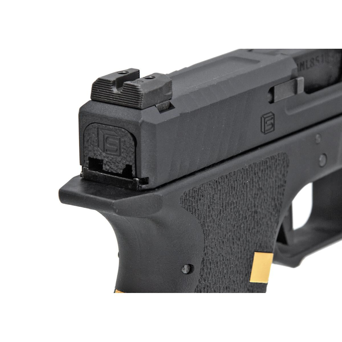 EMG SAI BLU コンバット グロックカスタム GBB ガスブローバック (タイプ: グリーンガス マガジン)-AIRSOFT GOGO エアガン・サバゲー用品通販