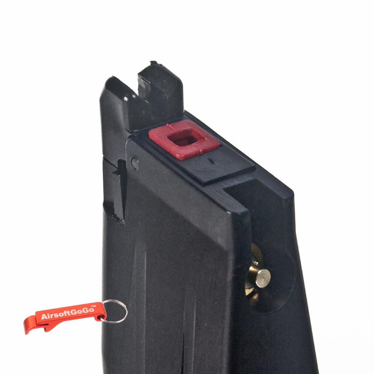 EMG SAI ガスブローバック ハイキャパシリーズ用 メタル 30連ガスマガジン (ブラック)-AIRSOFT GOGO エアガン・サバゲー用品通販