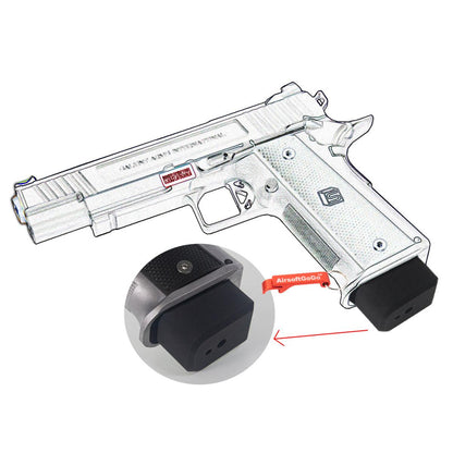 EMG SAI ガスブローバック ハイキャパシリーズ用 メタル 30連ガスマガジン (ブラック)-AIRSOFT GOGO エアガン・サバゲー用品通販