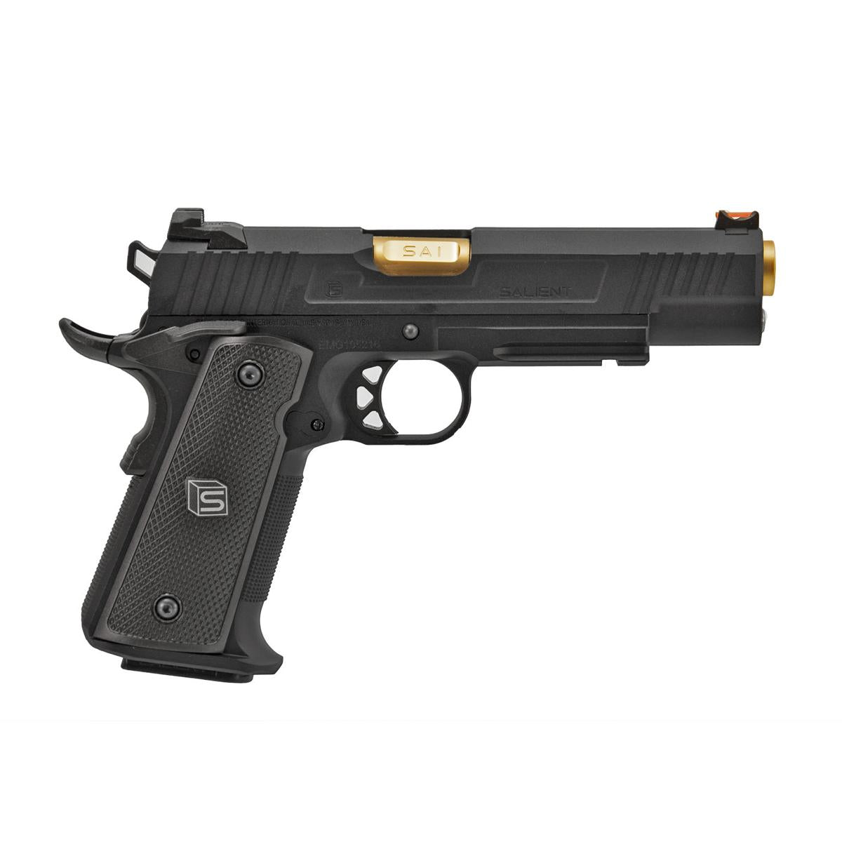 EMG / SAI RED 1911 ガス ブローバック (ブラック) - サバゲー 装備