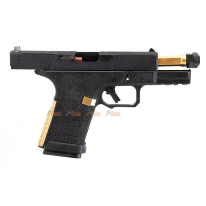 EMG / SAI Utility Compact (ユーティリティコンパクト) ガスブローバック GBB (アルミ ・ガス ver.) - ゴールド / ブラック-AIRSOFT GOGO エアガン・サバゲー用品通販