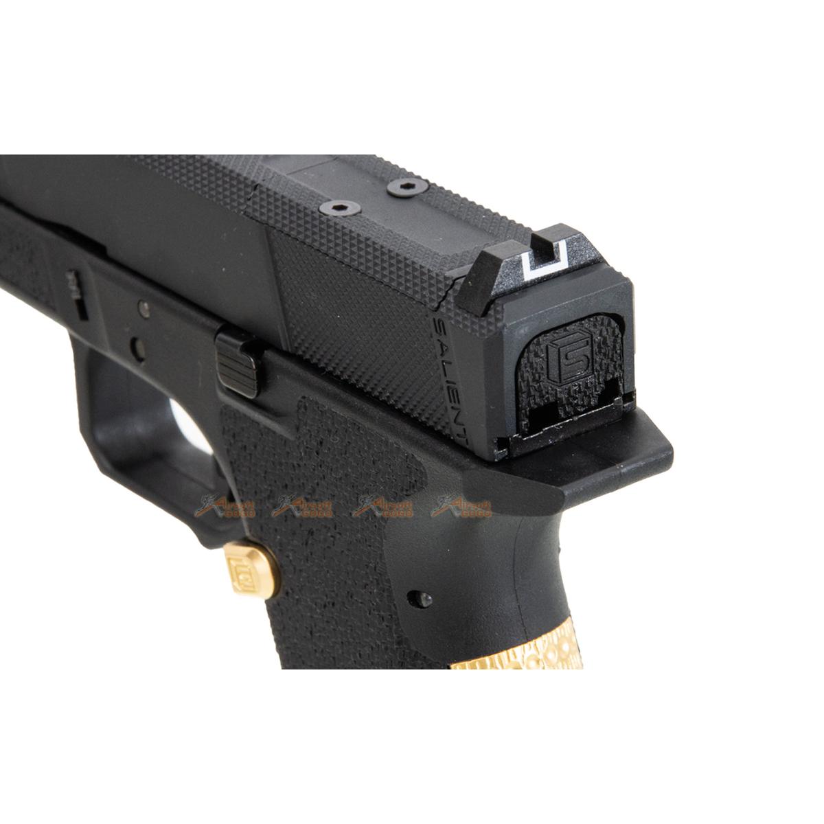 EMG / SAI Utility Compact (ユーティリティコンパクト) ガスブローバック GBB (アルミ ・ガス ver.) - ゴールド / ブラック-AIRSOFT GOGO エアガン・サバゲー用品通販