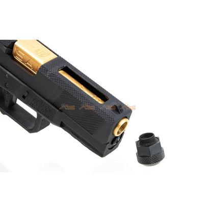 EMG / SAI Utility Compact (ユーティリティコンパクト) ガスブローバック GBB (アルミ ・ガス ver.) - ゴールド / ブラック-AIRSOFT GOGO エアガン・サバゲー用品通販