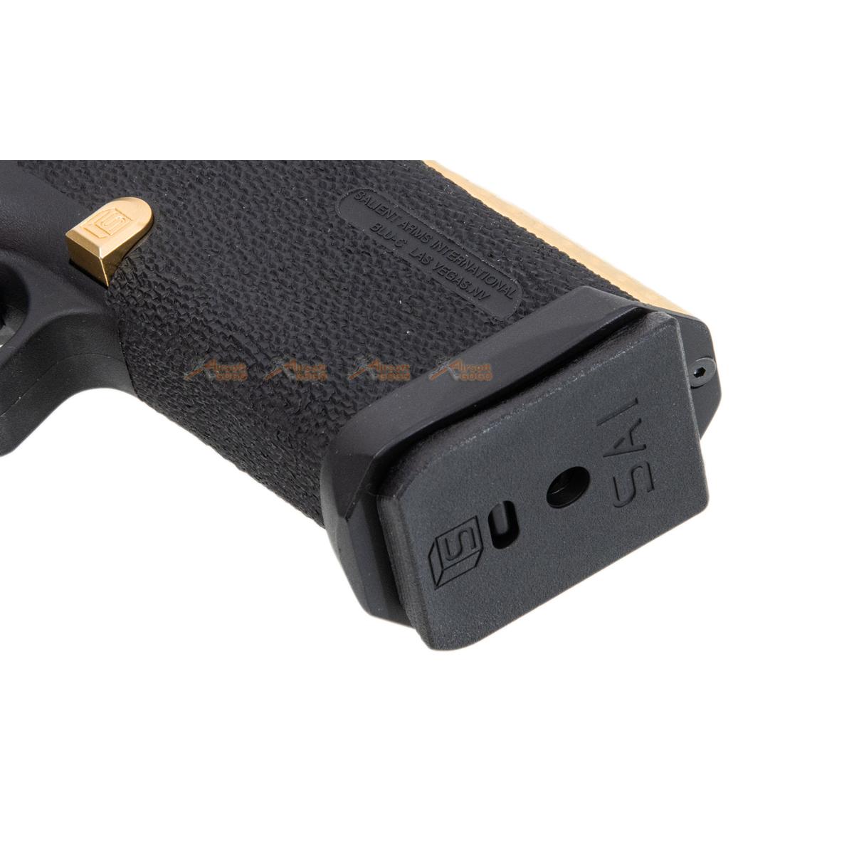 EMG / SAI Utility Compact (ユーティリティコンパクト) ガスブローバック GBB (アルミ ・ガス ver.) - ゴールド / ブラック-AIRSOFT GOGO エアガン・サバゲー用品通販