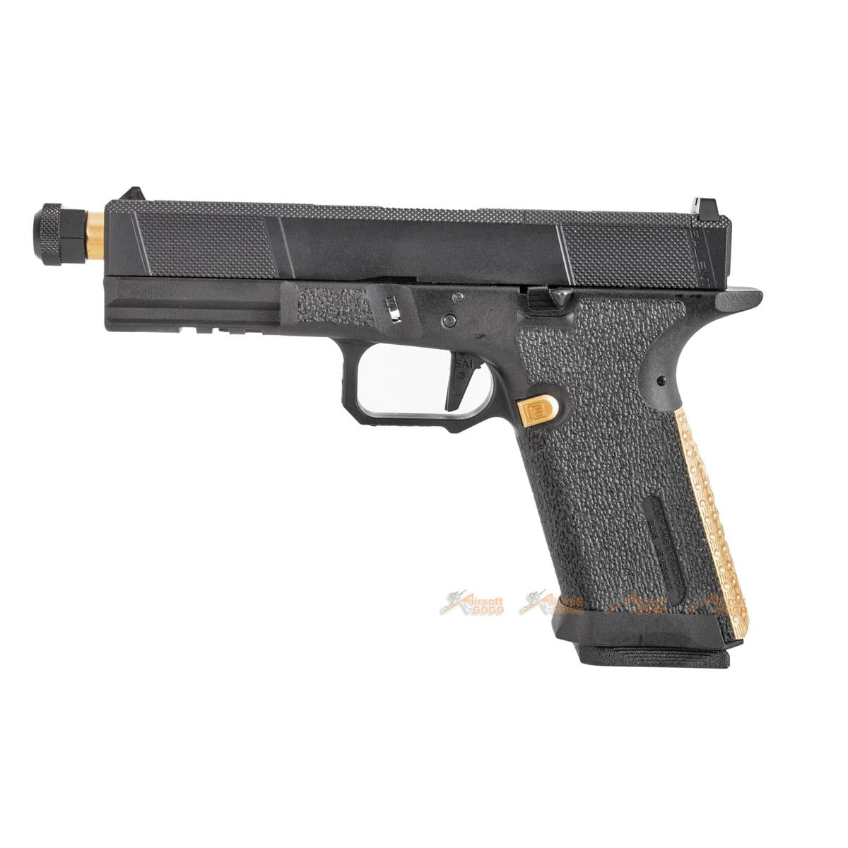 EMG / SAI Utility (ユーティリティ) スタンダード ガスブローバック GBB (アルミ ・ガス ver.) - ゴールド / ゴールド-AIRSOFT GOGO エアガン・サバゲー用品通販