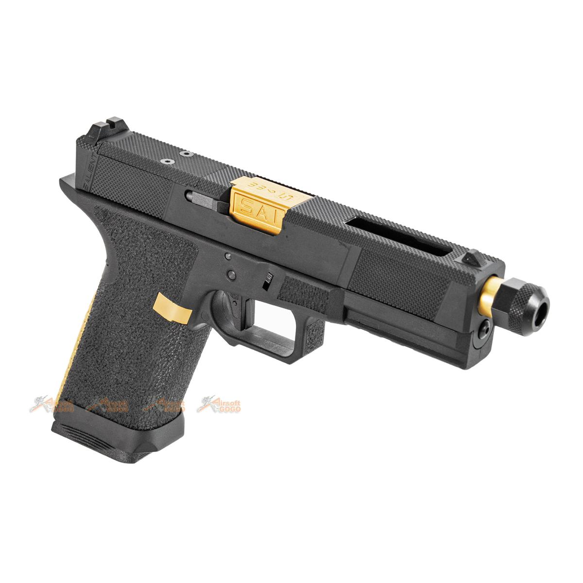 EMG / SAI Utility (ユーティリティ) スタンダード ガスブローバック GBB (アルミ ・ガス ver.) - ゴールド / ゴールド-AIRSOFT GOGO エアガン・サバゲー用品通販