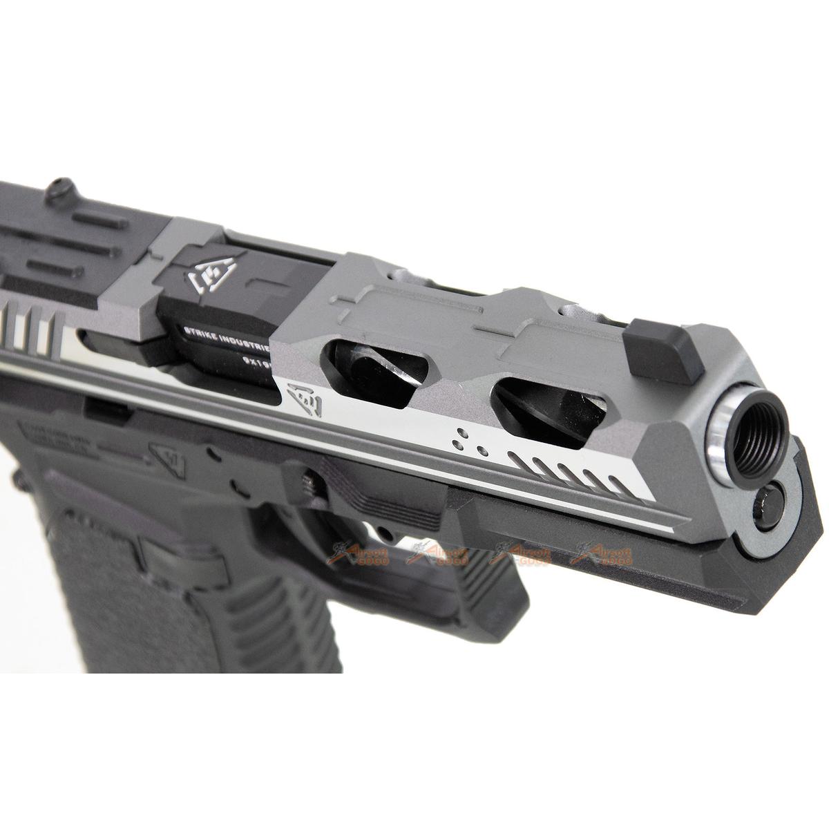 EMG STRIKE INDUSTRIES ARK17 G17 ガスブローバック GBB (シルバー)-AIRSOFT GOGO エアガン・サバゲー用品通販