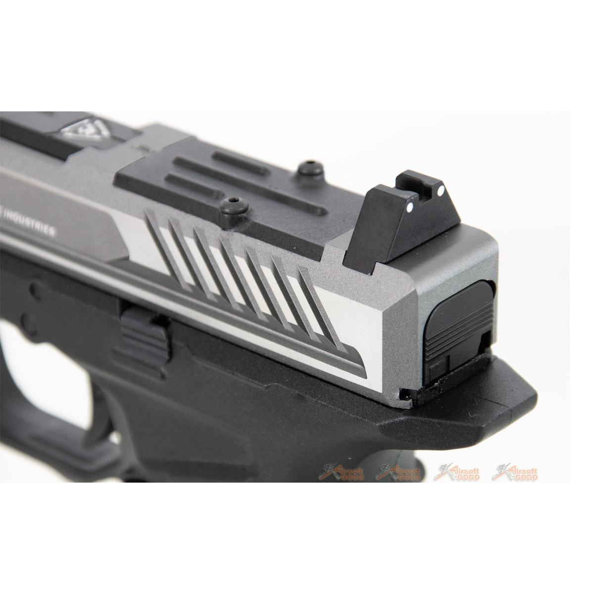 EMG STRIKE INDUSTRIES ARK17 G17 ガスブローバック GBB (シルバー)-AIRSOFT GOGO エアガン・サバゲー用品通販