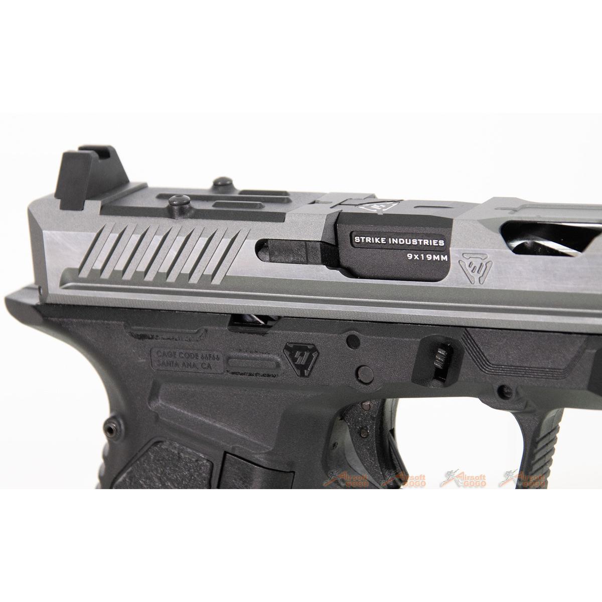 EMG STRIKE INDUSTRIES ARK17 G17 ガスブローバック GBB (シルバー)-AIRSOFT GOGO エアガン・サバゲー用品通販