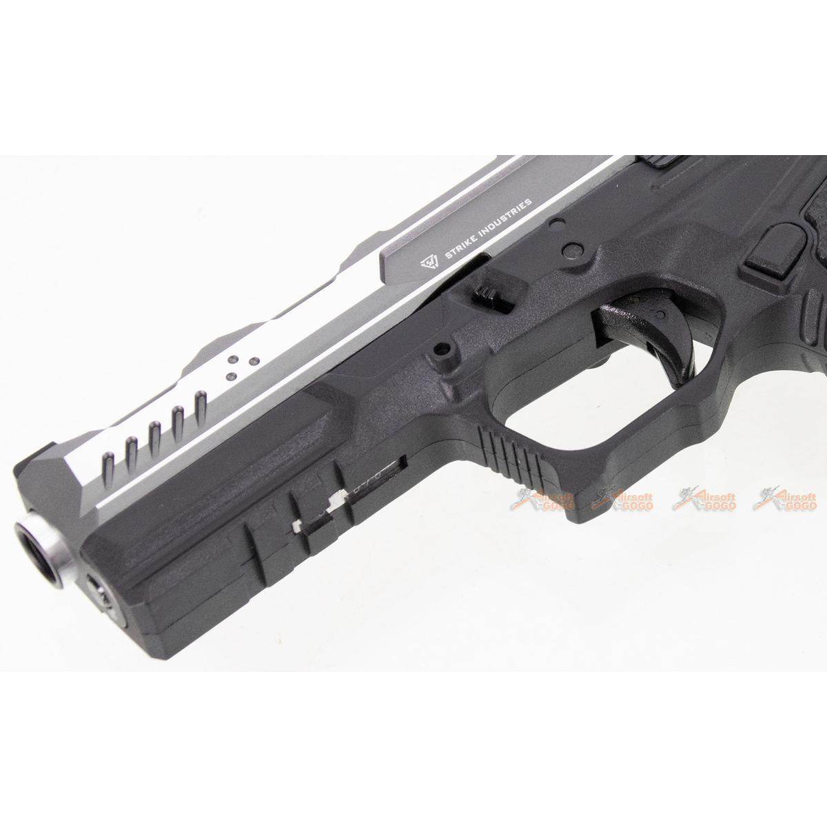 EMG STRIKE INDUSTRIES ARK17 G17 ガスブローバック GBB (シルバー)-AIRSOFT GOGO エアガン・サバゲー用品通販