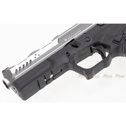EMG STRIKE INDUSTRIES ARK17 G17 ガスブローバック GBB (シルバー)-AIRSOFT GOGO エアガン・サバゲー用品通販