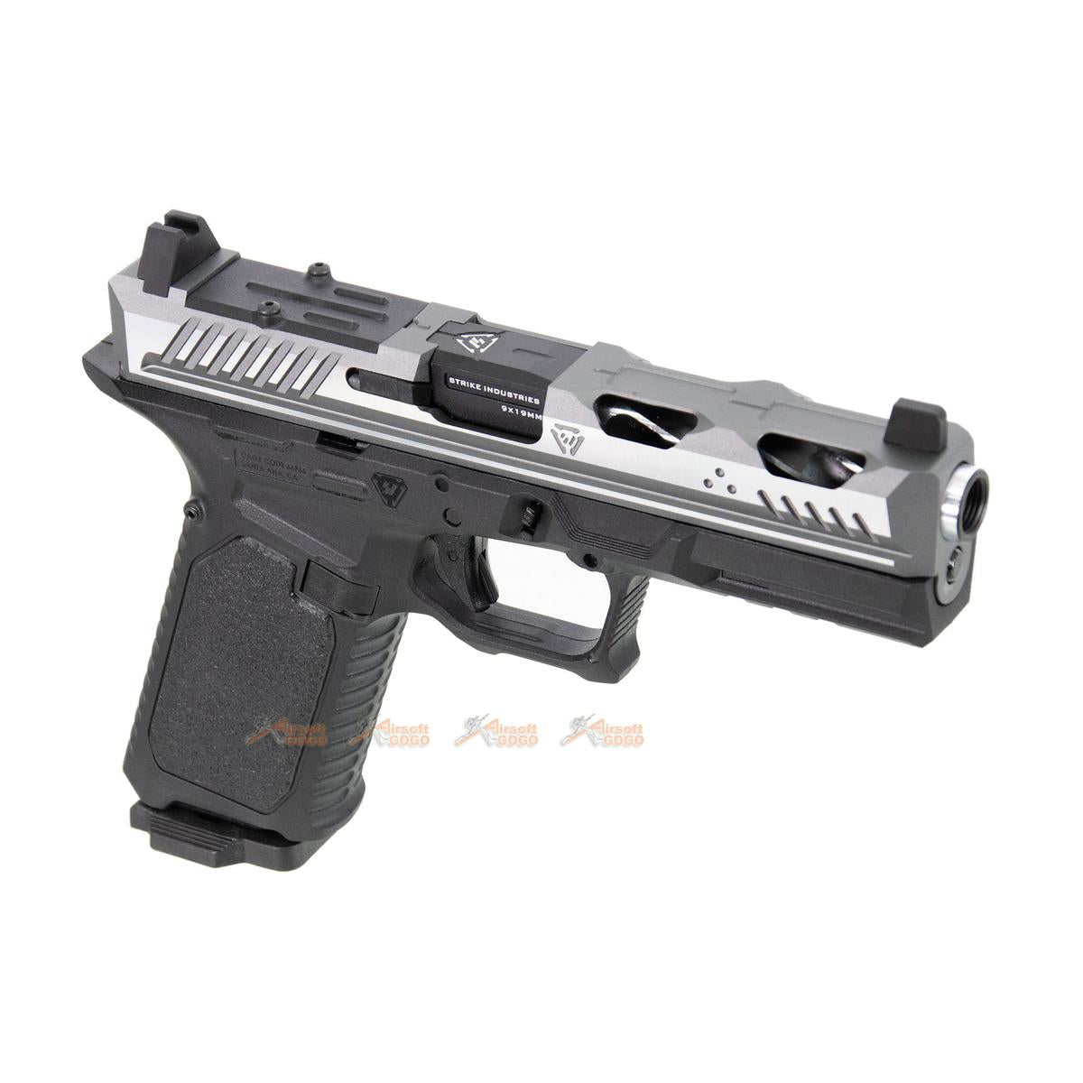 EMG STRIKE INDUSTRIES ARK17 G17 ガスブローバック GBB (シルバー)-AIRSOFT GOGO エアガン・サバゲー用品通販