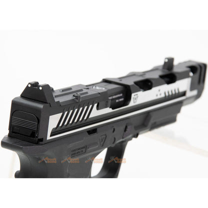 EMG STRIKE INDUSTRIES ARK17 G17 ガスブローバック GBB w/ コンペンセイター (2トーンカラー)-AIRSOFT GOGO エアガン・サバゲー用品通販