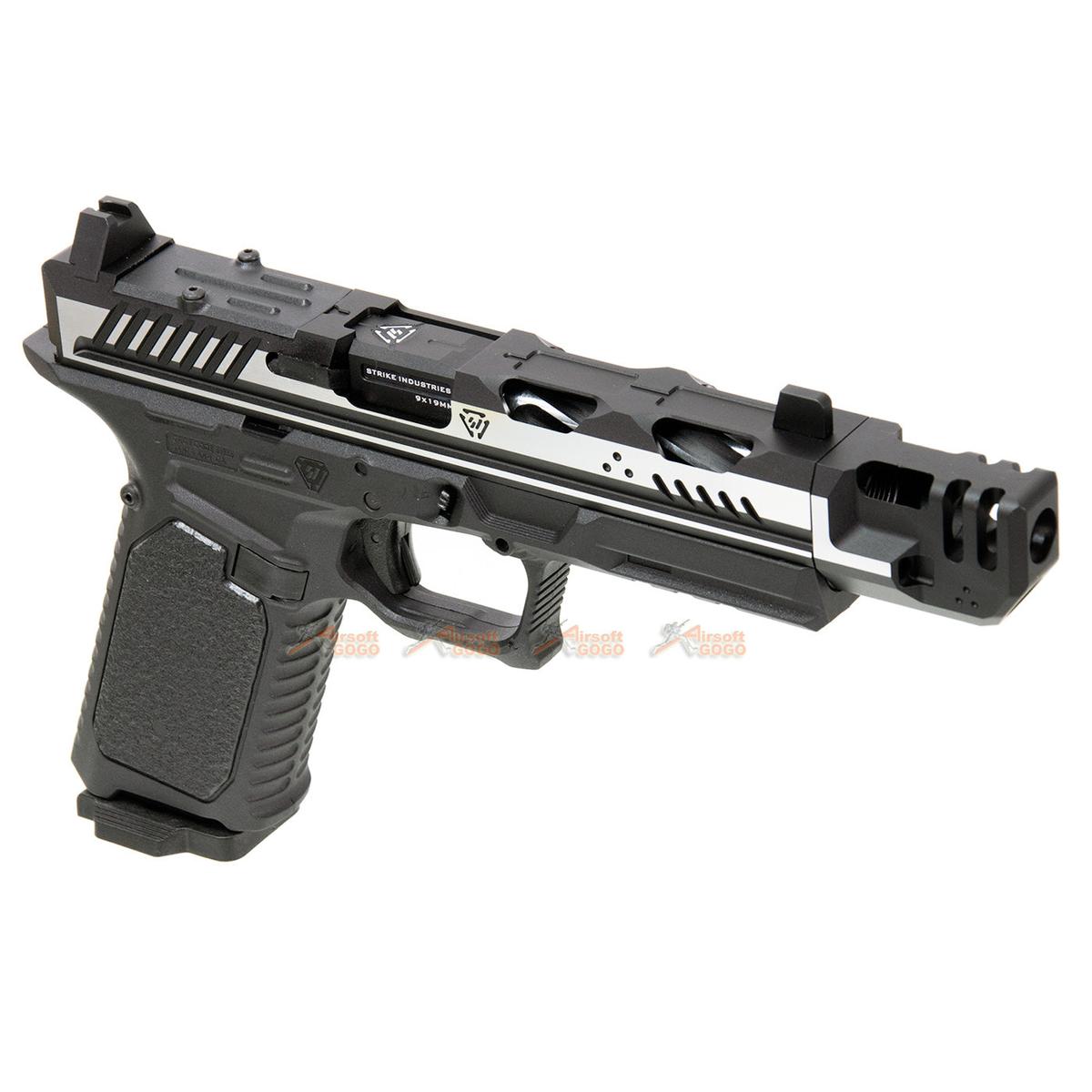 EMG STRIKE INDUSTRIES ARK17 G17 ガスブローバック GBB w/ コンペンセイター (2トーンカラー)-AIRSOFT GOGO エアガン・サバゲー用品通販