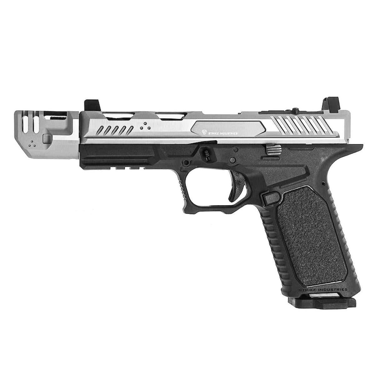 EMG STRIKE INDUSTRIES ARK17 ガスブローバック GBB 取り外し可能コンペンセータ付き (シルバー )-AIRSOFT GOGO エアガン・サバゲー用品通販
