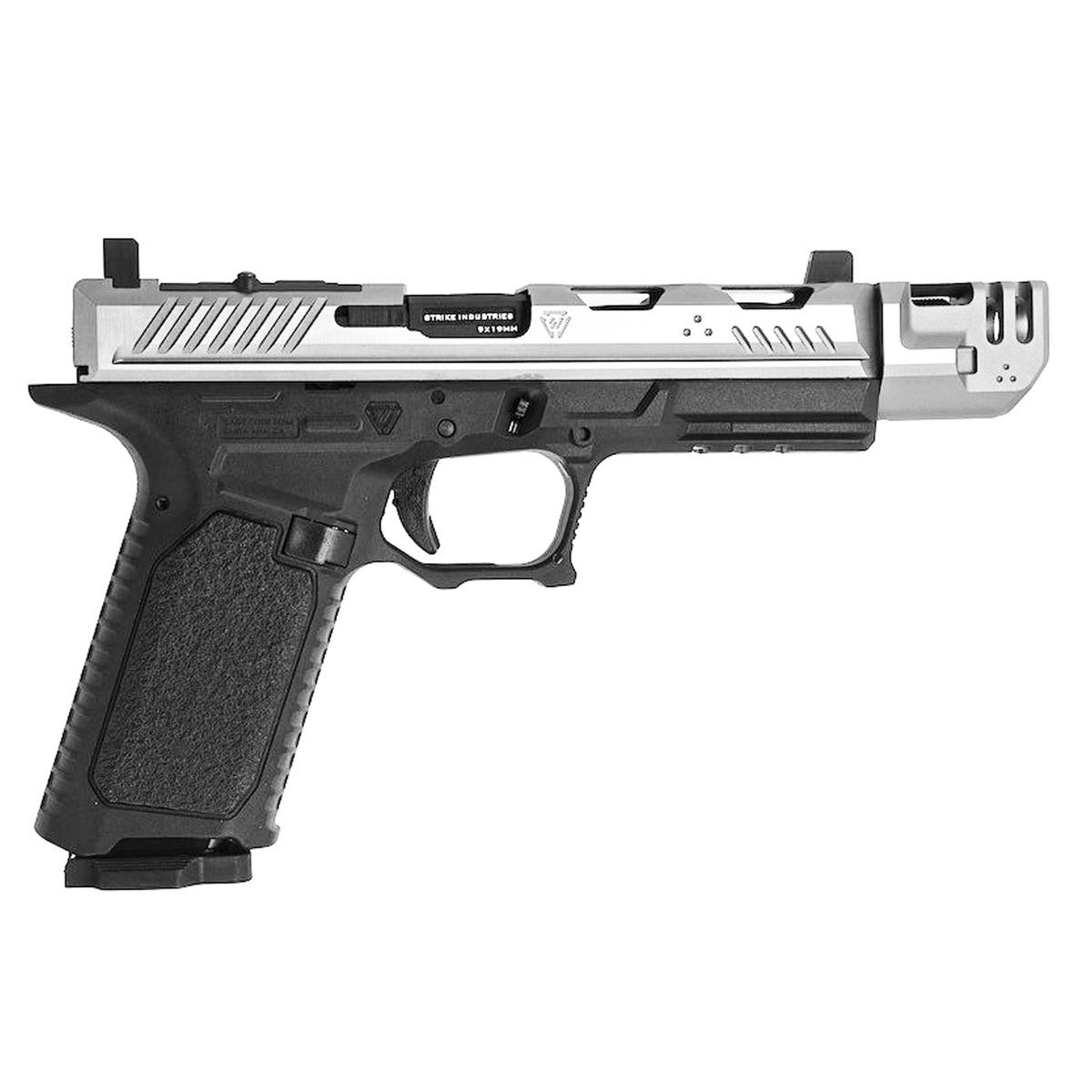 EMG STRIKE INDUSTRIES ARK17 ガスブローバック GBB 取り外し可能コンペンセータ付き (シルバー )-AIRSOFT GOGO エアガン・サバゲー用品通販