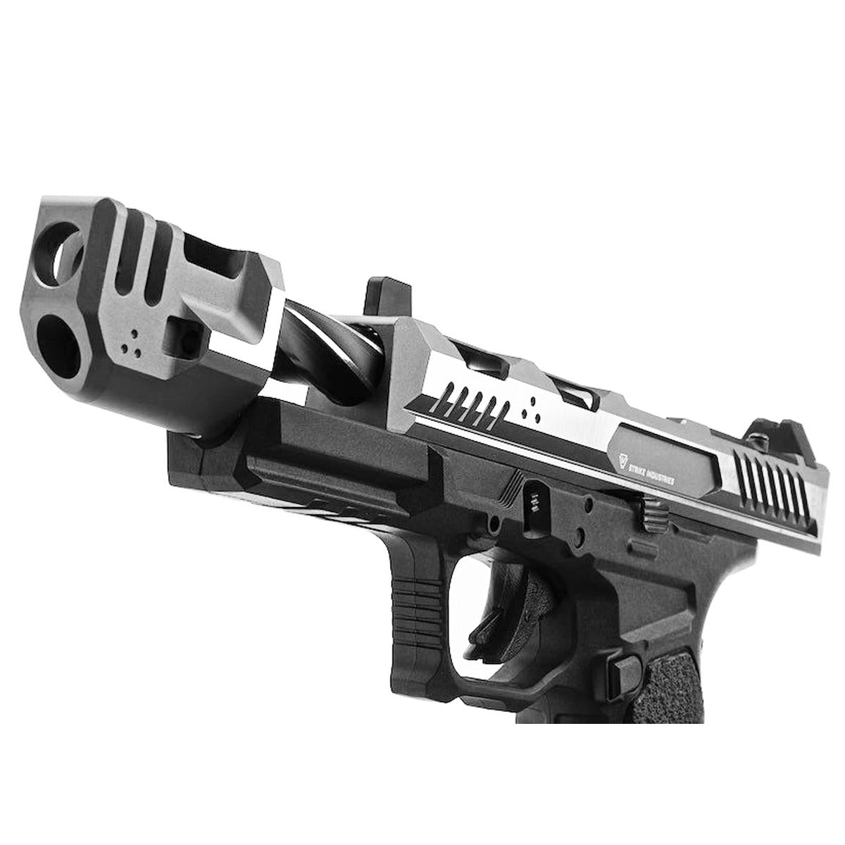 EMG STRIKE INDUSTRIES ARK17 ガスブローバック GBB 取り外し可能コンペンセータ付き (シルバー )-AIRSOFT GOGO エアガン・サバゲー用品通販