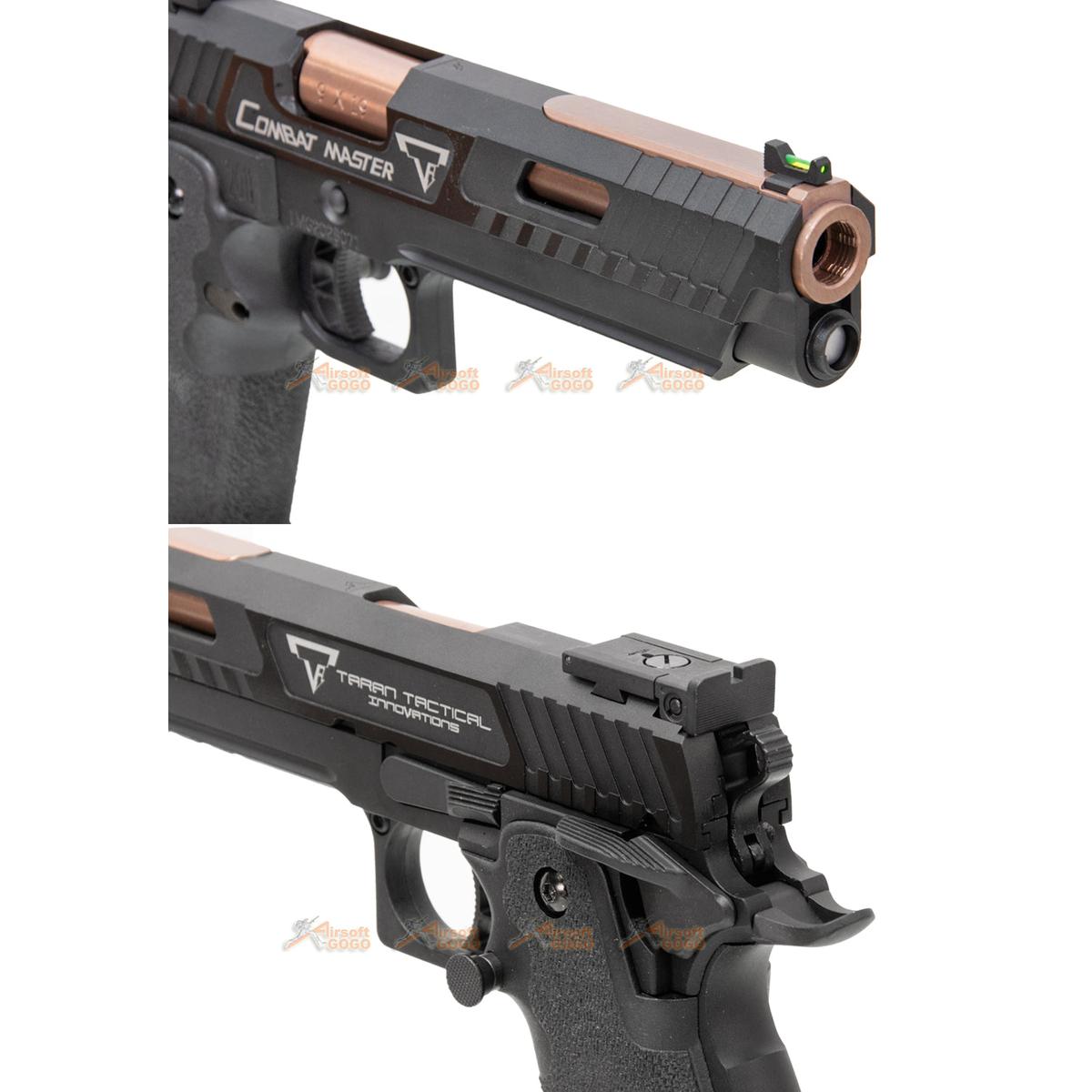 EMG / TTI 2011 コンバットマスター 【アイランドバレル Island Barrel ver.】 GBB ガスブローバック ガスガン ( ブラック )-AIRSOFT GOGO エアガン・サバゲー用品通販