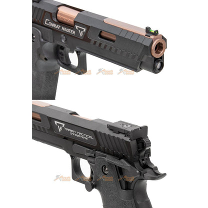 EMG / TTI 2011 コンバットマスター 【アイランドバレル Island Barrel ver.】 GBB ガスブローバック ガスガン ( ブラック )-AIRSOFT GOGO エアガン・サバゲー用品通販