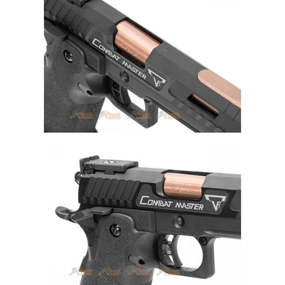 EMG / TTI 2011 コンバットマスター 【アイランドバレル Island Barrel ver.】 GBB ガスブローバック ガスガン ( ブラック )-AIRSOFT GOGO エアガン・サバゲー用品通販