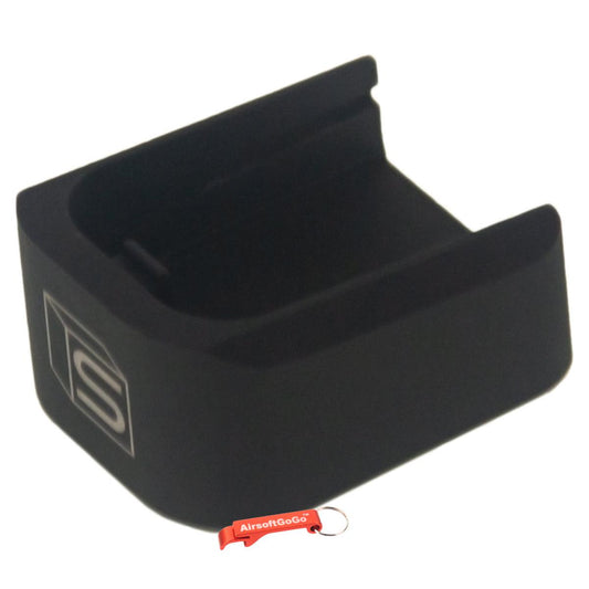 EMG/ WE/ Armorer Works ガスブローバック ハイキャパシリーズ用 EMG SAI CO2 マガジンバンパー (ブラック)-AIRSOFT GOGO エアガン・サバゲー用品通販