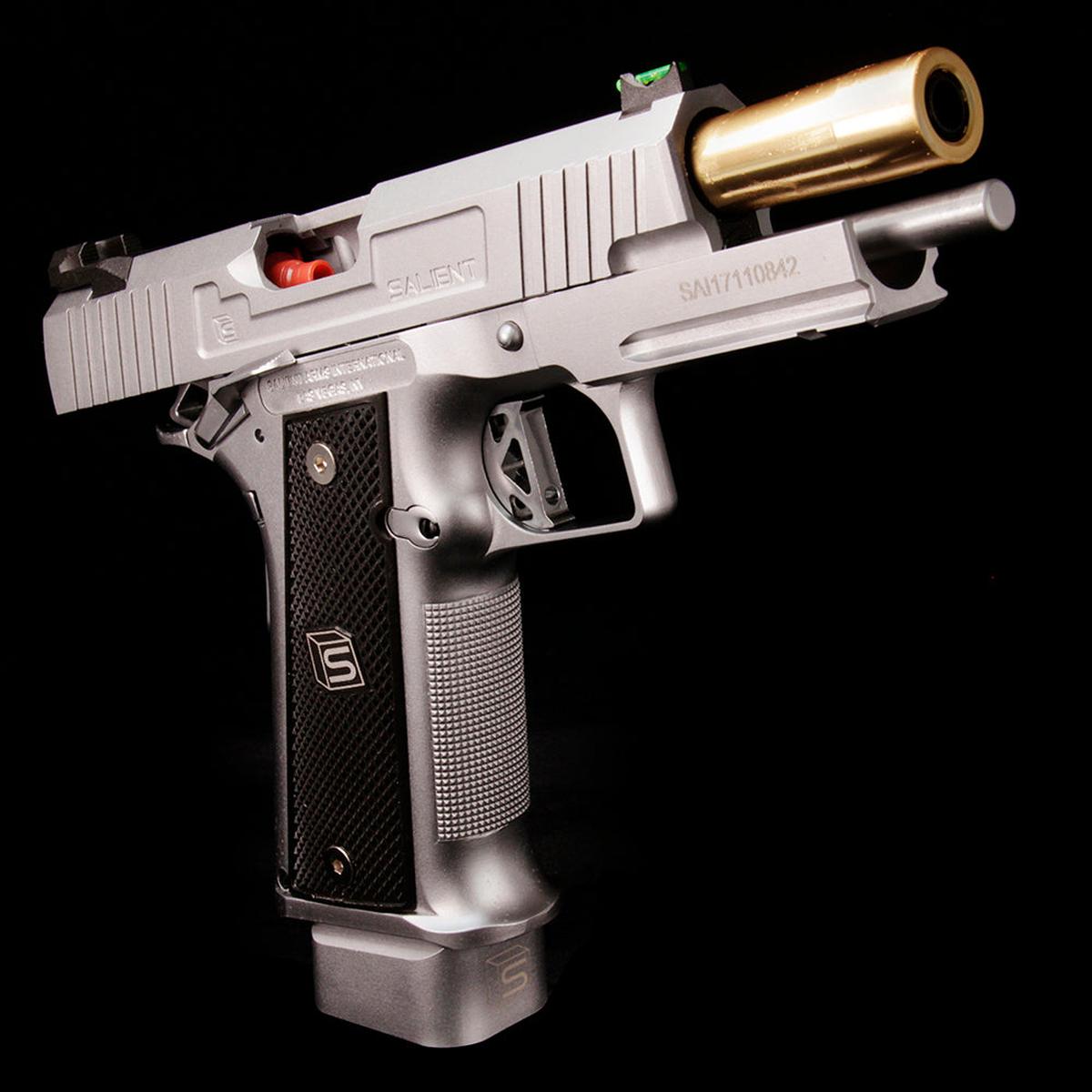 EMG製のSAI ハイキャパ 4.3 ガスブローバック (シルバー)-AIRSOFT GOGO エアガン・サバゲー用品通販