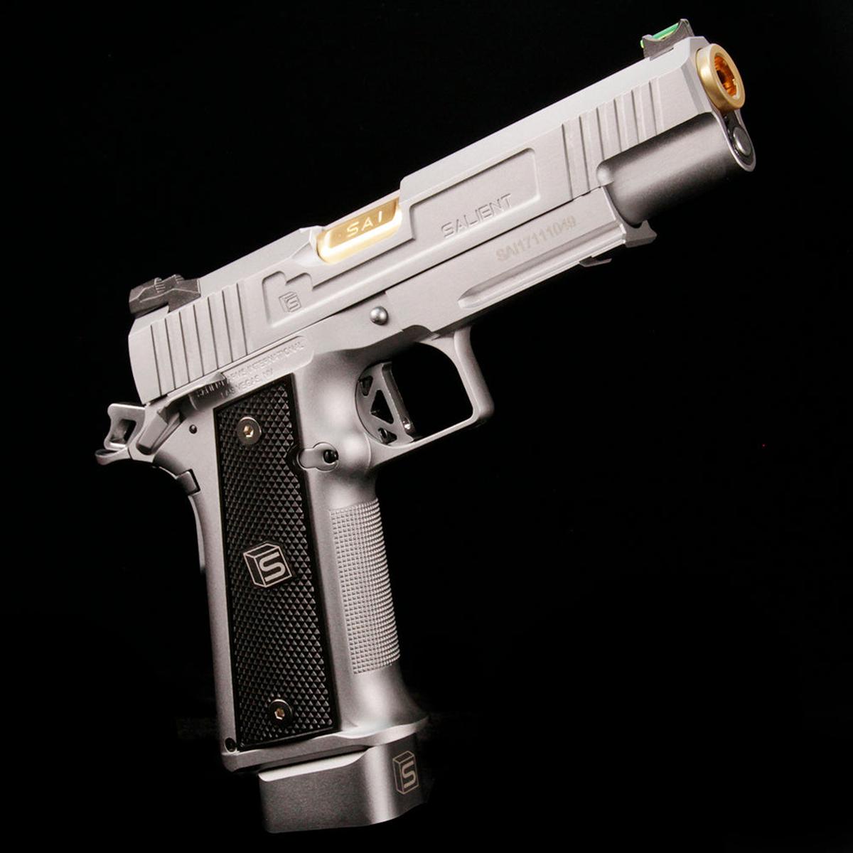 EMG製のSAI ハイキャパ 5.1 ガスブローバック (シルバー)-AIRSOFT GOGO エアガン・サバゲー用品通販