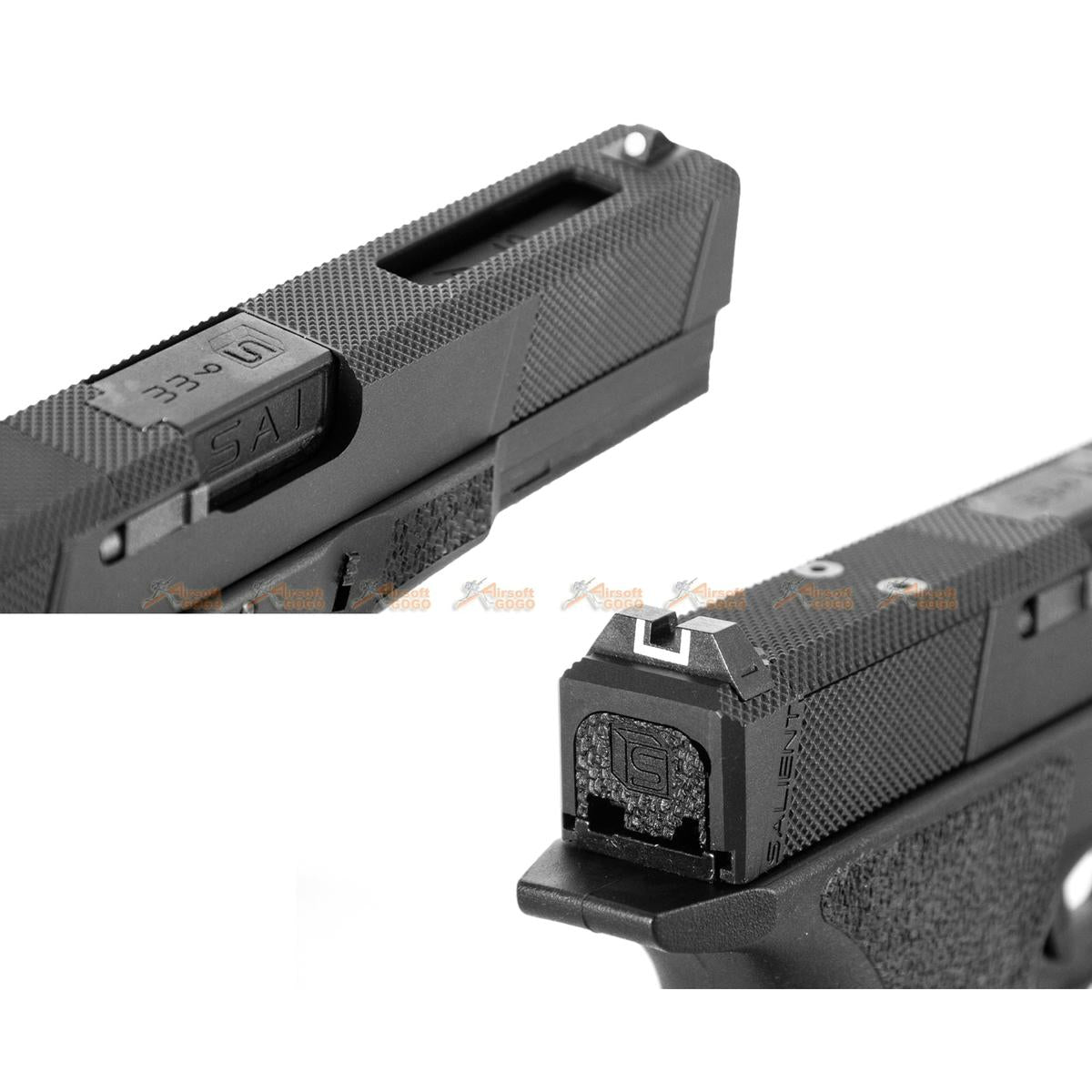 EMG/SAI Utility (ユーティリティ) スタンダード ガスブローバック GBB (アルミ ・ガス ver.) - ブラック-AIRSOFT GOGO エアガン・サバゲー用品通販