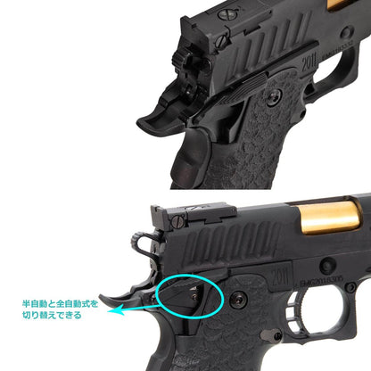 EMG/STI International DVC-3 2011 GBB ガスブローバック ピストル (スレッドアダプター ・全自動ver.)-AIRSOFT GOGO エアガン・サバゲー用品通販