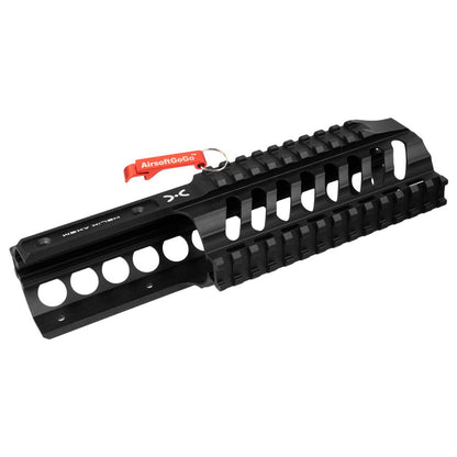 Fashion Defence KWA クリスベクター用レイルハンドガード ９インチ (ブラックカラー)-AIRSOFT GOGO エアガン・サバゲー用品通販