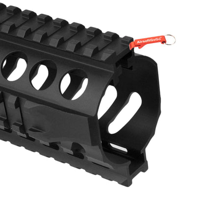 Fashion Defence KWA クリスベクター用レイルハンドガード ９インチ (ブラックカラー)-AIRSOFT GOGO エアガン・サバゲー用品通販