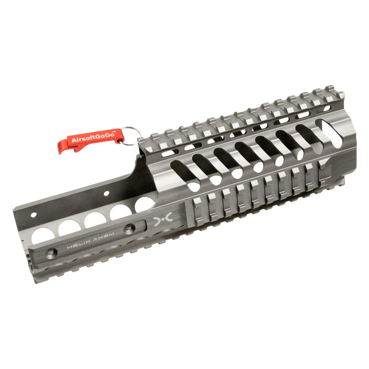 Fashion Defence KWA クリスベクター用レイルハンドガード ９インチ (グレーカラー)-AIRSOFT GOGO エアガン・サバゲー用品通販