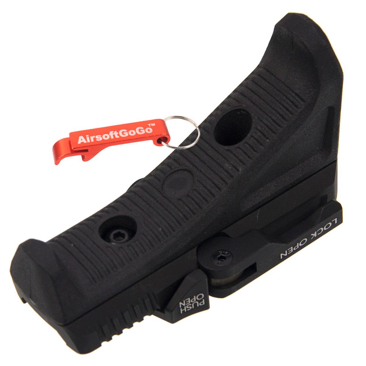 FMA QDアングル・フォアグリップ 20mm RAS RISレール用-AIRSOFT GOGO エアガン・サバゲー用品通販