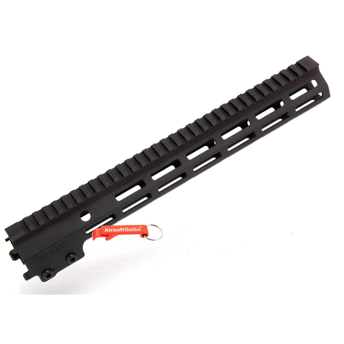 ガスブローバック/電動ガンM4対応 ARROW DYNAMIC (アローダイナミック) MK16 13.5インチ M-LOK ハンドガード (ブラック)-AIRSOFT GOGO エアガン・サバゲー用品通販