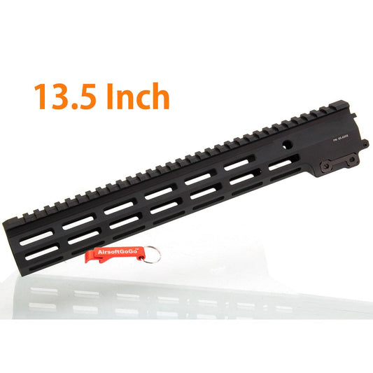 ガスブローバック/電動ガンM4対応 ARROW DYNAMIC (アローダイナミック) MK16 13.5インチ M-LOK ハンドガード (ブラック)-AIRSOFT GOGO エアガン・サバゲー用品通販